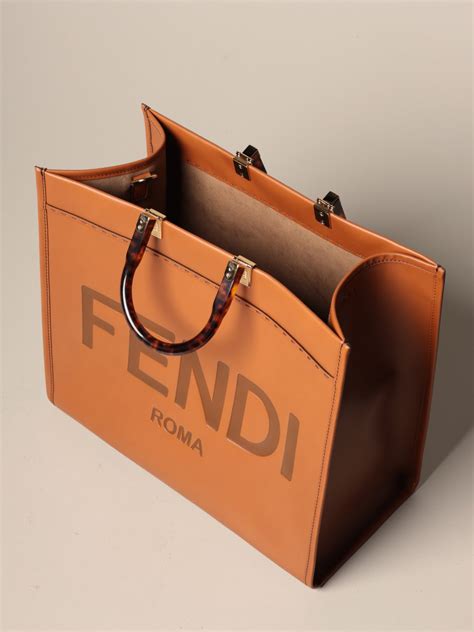 bags handle handbag fendi|fendi signature tote bag.